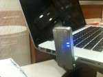 WiMAXの試験中 WiMAXの試験中